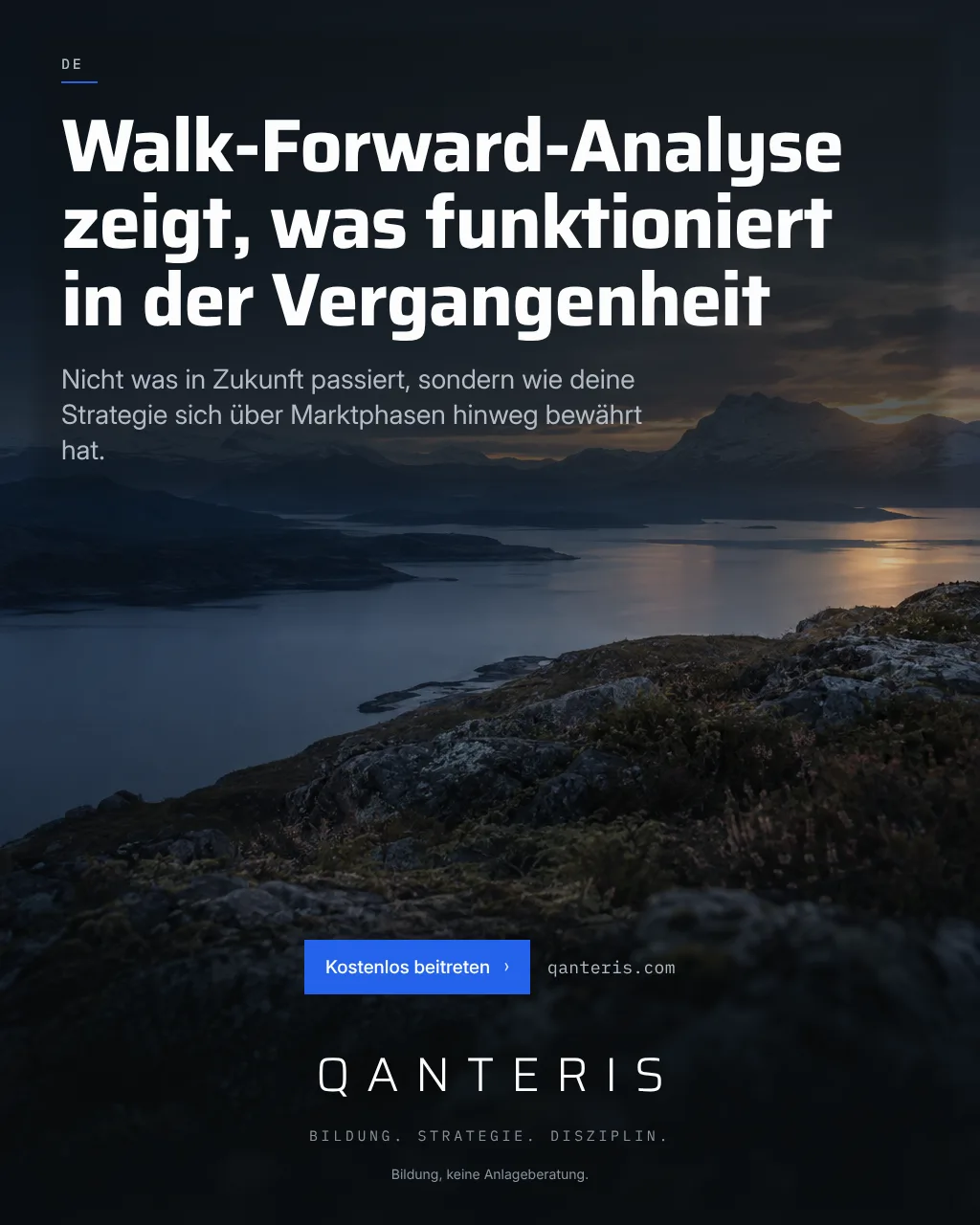 Walk-Forward-Analyse verstehen