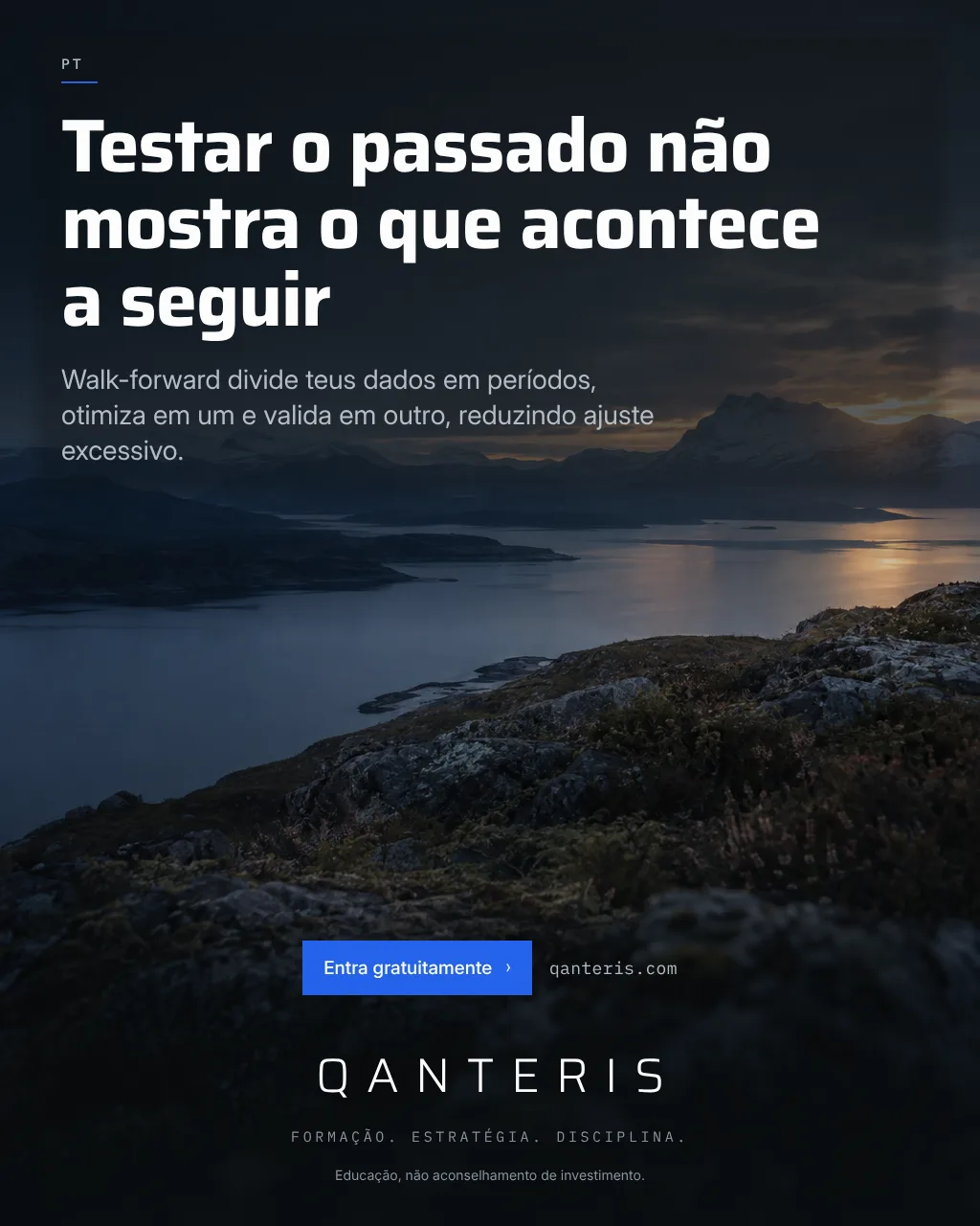 Análise walk-forward explicada